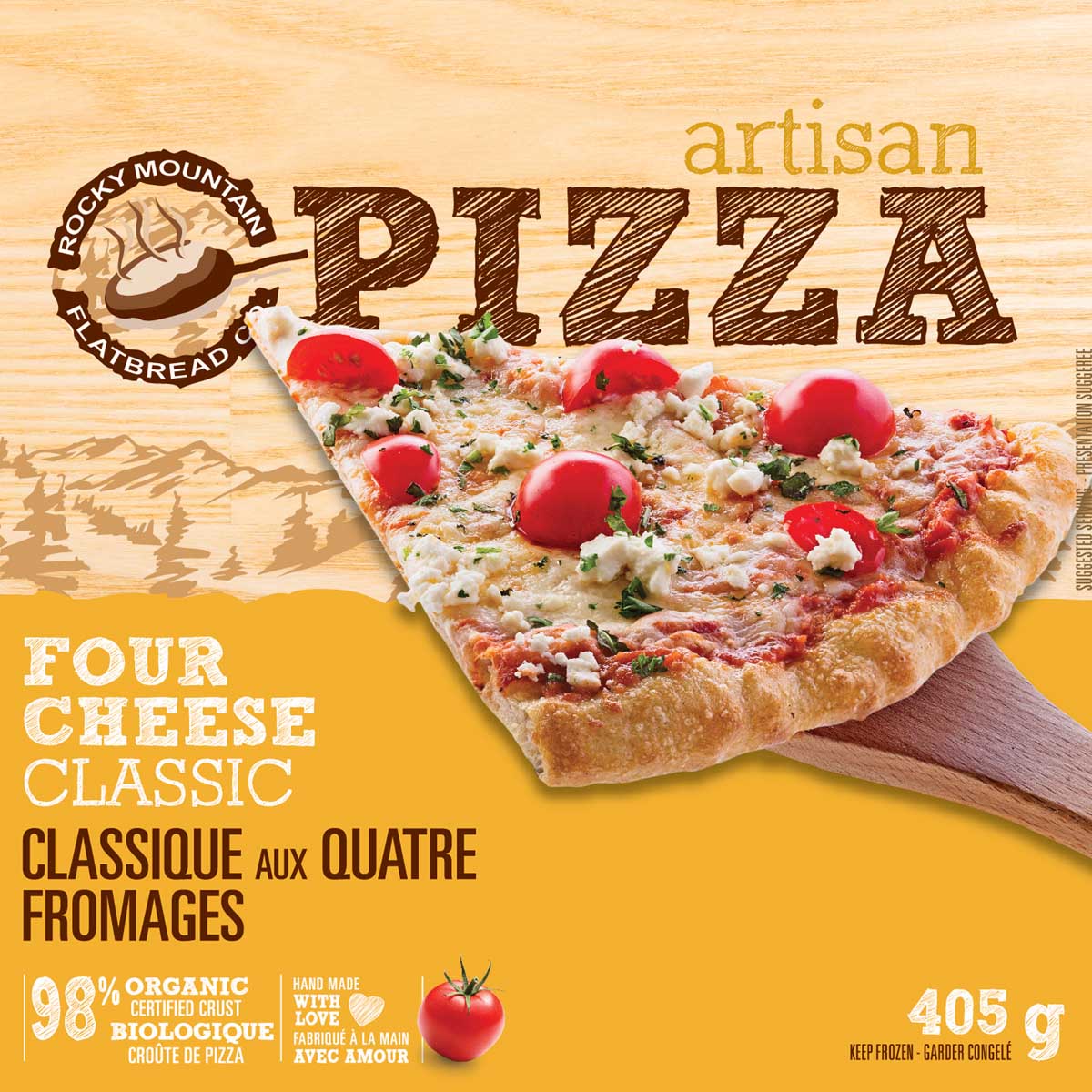 Take Home Frozen Four Cheese Classic Pizza